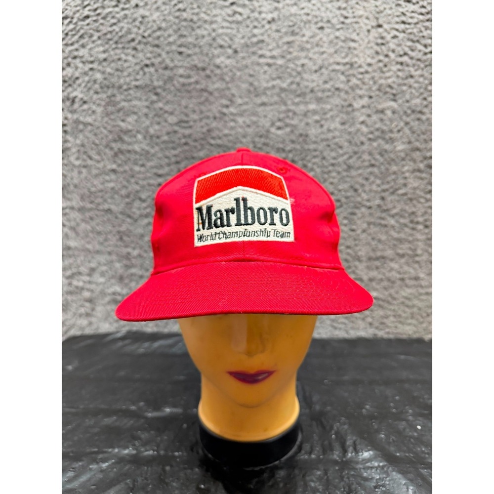 Vintage 1990s F1 Marlboro World Championship Team Embroidered Snapback One Size